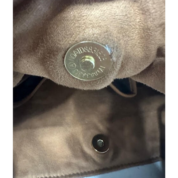 Steve Madden Brown Studded Shoulder Bag Purse Faux Leather Tote w/ Pockets - Picture 8 of 8